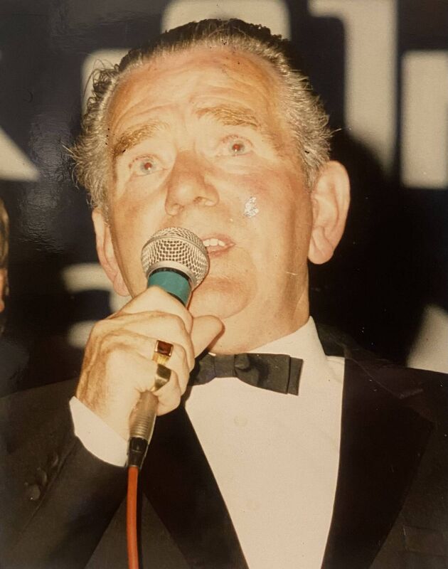 Sammy Spillane on his way to winning the popular Over 60’s talent competition at the Cork Opera House in 1989