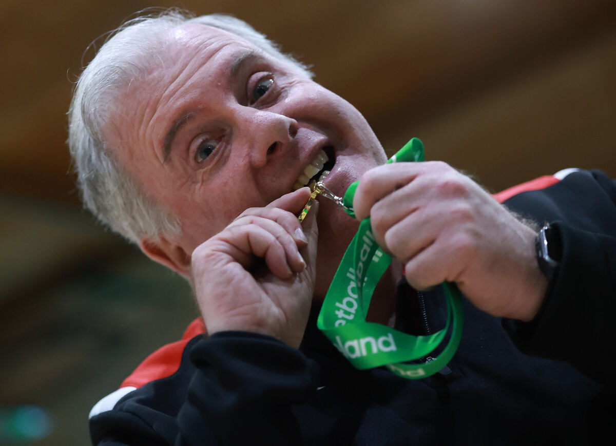 Fr. Matthews vs Liffey Celtics:  Fr. Mathews' head coach Ger Gibbons