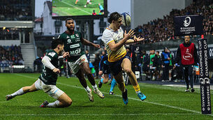 Joshua Kenny is stopped from scoring a try by Yohan Orabe 17/1/2026