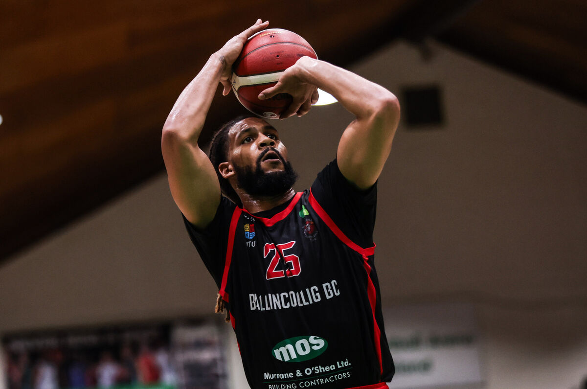 Ballincollig's Latavious Mitchell had a powerful game in the cup final. Picture: INPHO/Tom Maher