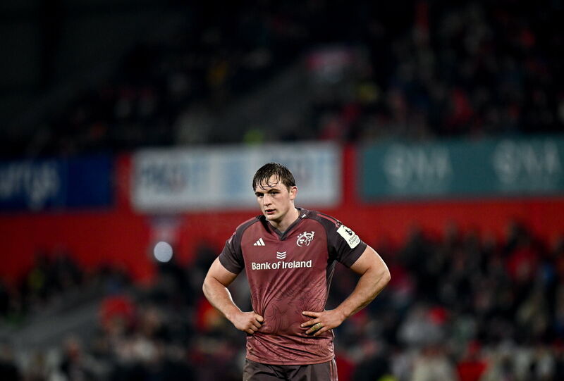 Gavin Coombes shows his frustration. Picture: Seb Daly/Sportsfile