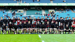 The Ballygunner team ahead of the match 18/1/2026