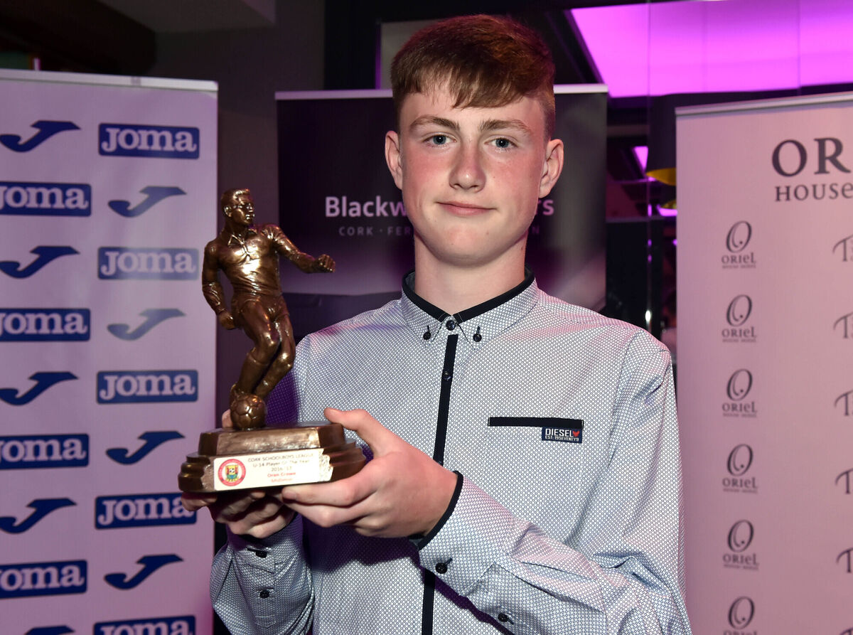 Oran Crowe won the U14 CSL Player of the Year with Midleton in 2017. Picture: Eddie O'Hare