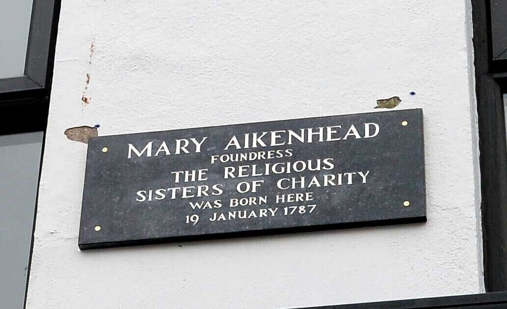 A plaque dedicated to Mary Aikenhead, foundress of the Religious Sisters of Charity, in Daunt's Square, Cork. Picture: Denis Scannell