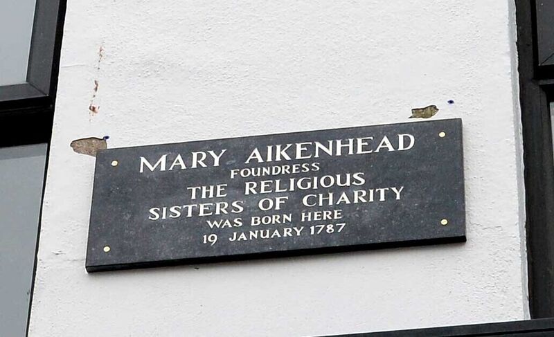 A plaque dedicated to Mary Aikenhead, foundress of the Religious Sisters of Charity, in Daunt's Square, Cork. Picture: Denis Scannell