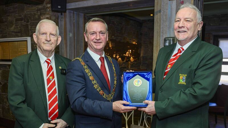 Conal Thomas presented with Cork boxing's premier accolade: the supreme Hall of Fame award