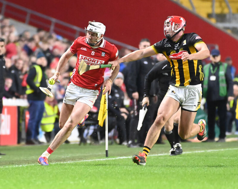 New Cork captain Darragh Fitzgibbon, in action against Kilkenny's Fionán Mackessy last year. Picture: Eddie O'Hare