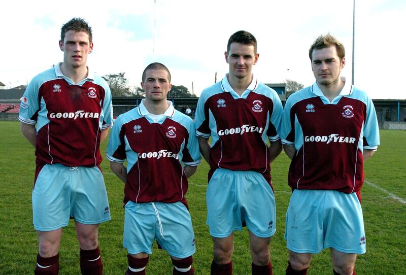 Cobh Ramblers new signing's for this season from left, Ken Kiely, Fran Rockett, Alan Carey and Mark Clifford.Picture: Eddie O'Hare