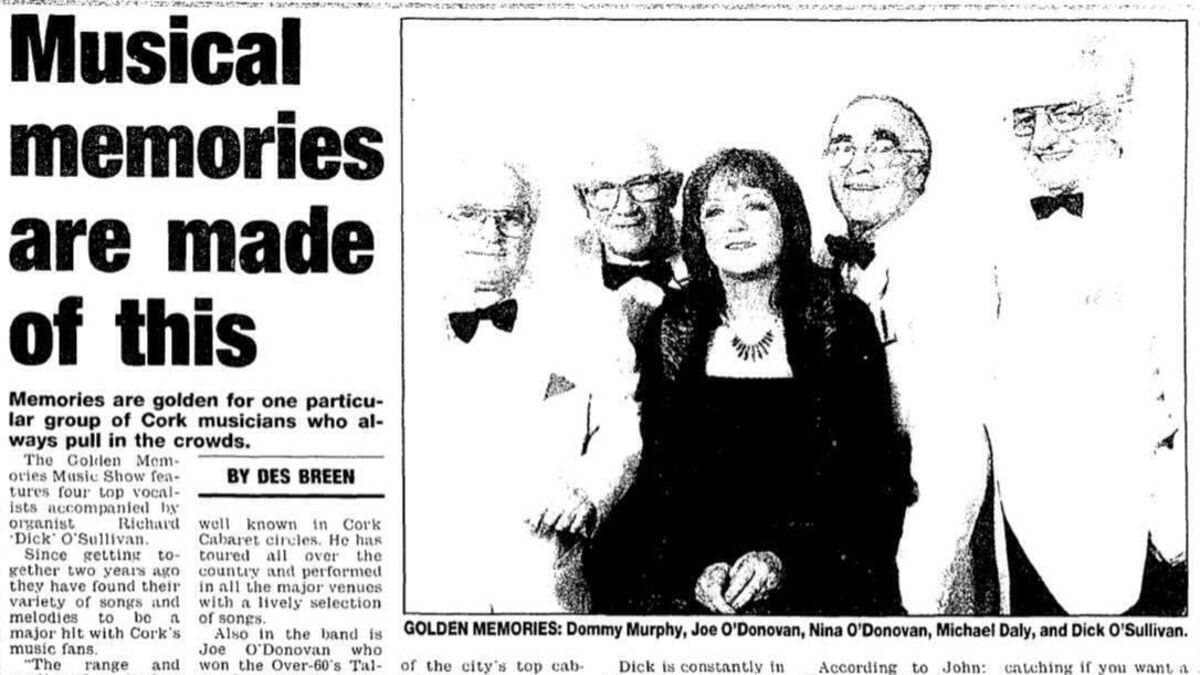 Throwback Thursday: Golden memories of a popular Cork band