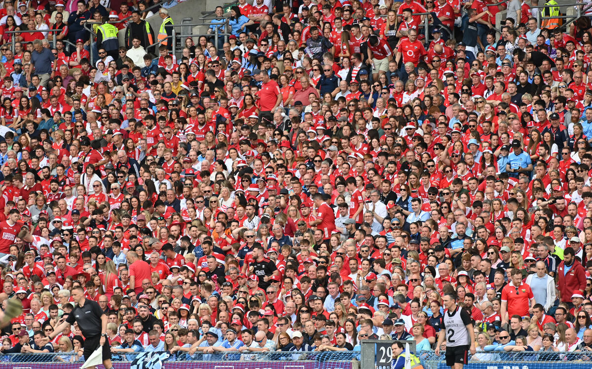 Cork support has been incredible in recent years. Picture: Eddie O'Hare Cork support has been incredible in recent years. Picture: Eddie O'Hare