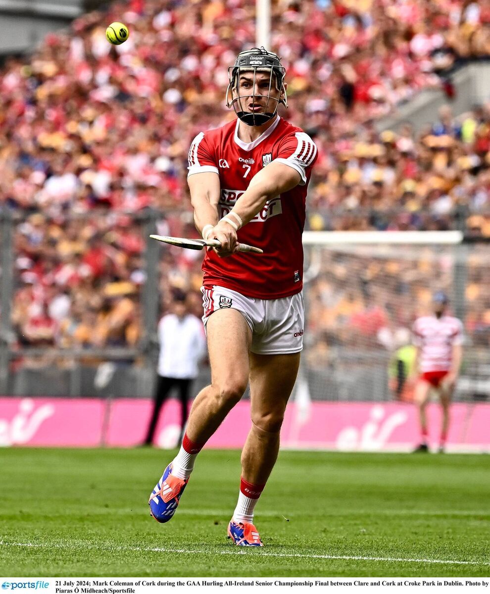New Cork vice-captain Mark Coleman. Picture: Piaras Ó Mídheach/Sportsfile