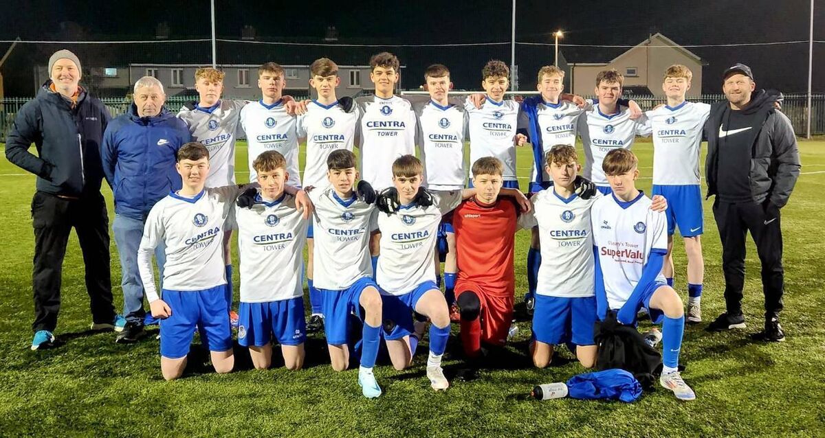 Youth Soccer: Blarney U17 team with their coaches Seamus Ring, Andrew Murphy and Brian O'Brien after their 3-1 win over Springfield.