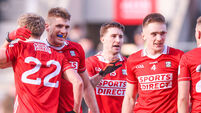 Cork celebrate winning 25/1/2026