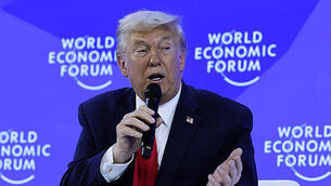 U.S. President Trump Attends World Economic Forum In Davos