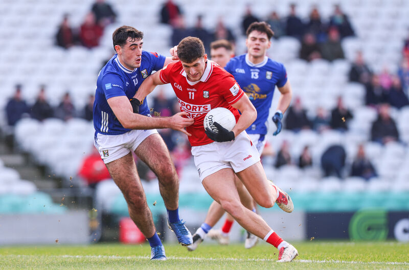 Cork's Seán McDonnell on the move against Cavan. Picture: INPHO/Tom Maher