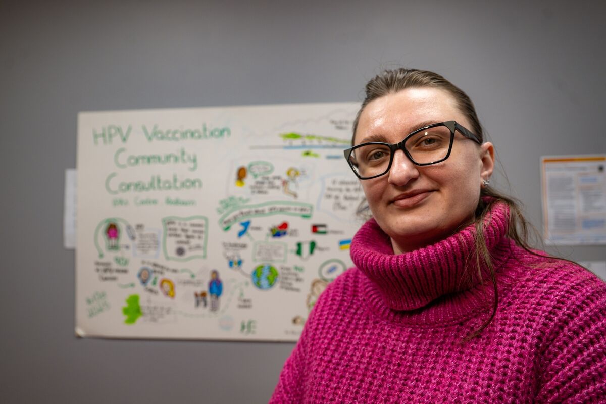 Dr Olena Holub is currently working with the HSE as a migrant support worker, under Migrant Health Social Inclusion with HSE South West.