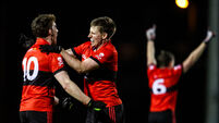 Ruairi Murphy and Chris Kenneally celebrate after winning 28/1/2026