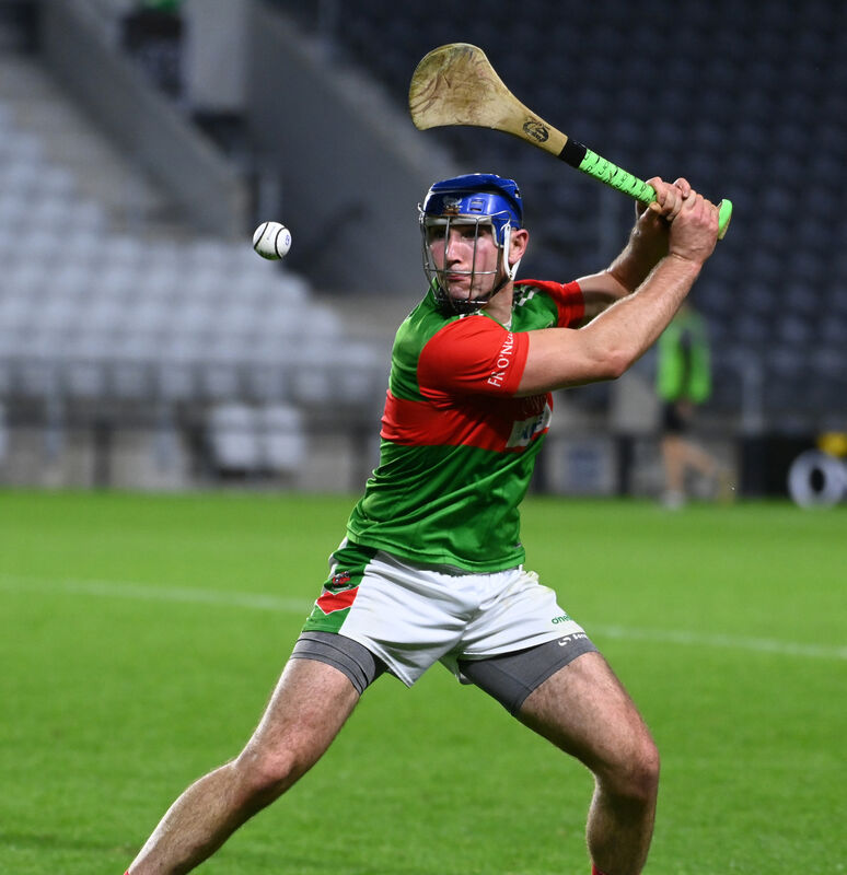 Declan Dalton converts a free for his club. Picture: Eddie O'Hare Declan Dalton converts a free for his club. Picture: Eddie O'Hare