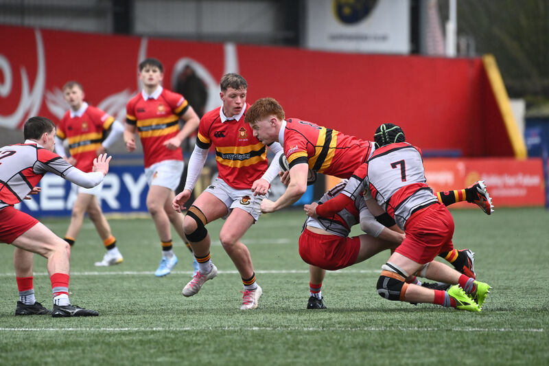  Sam Healy on the move for CBC. Picture: Larry Cummins