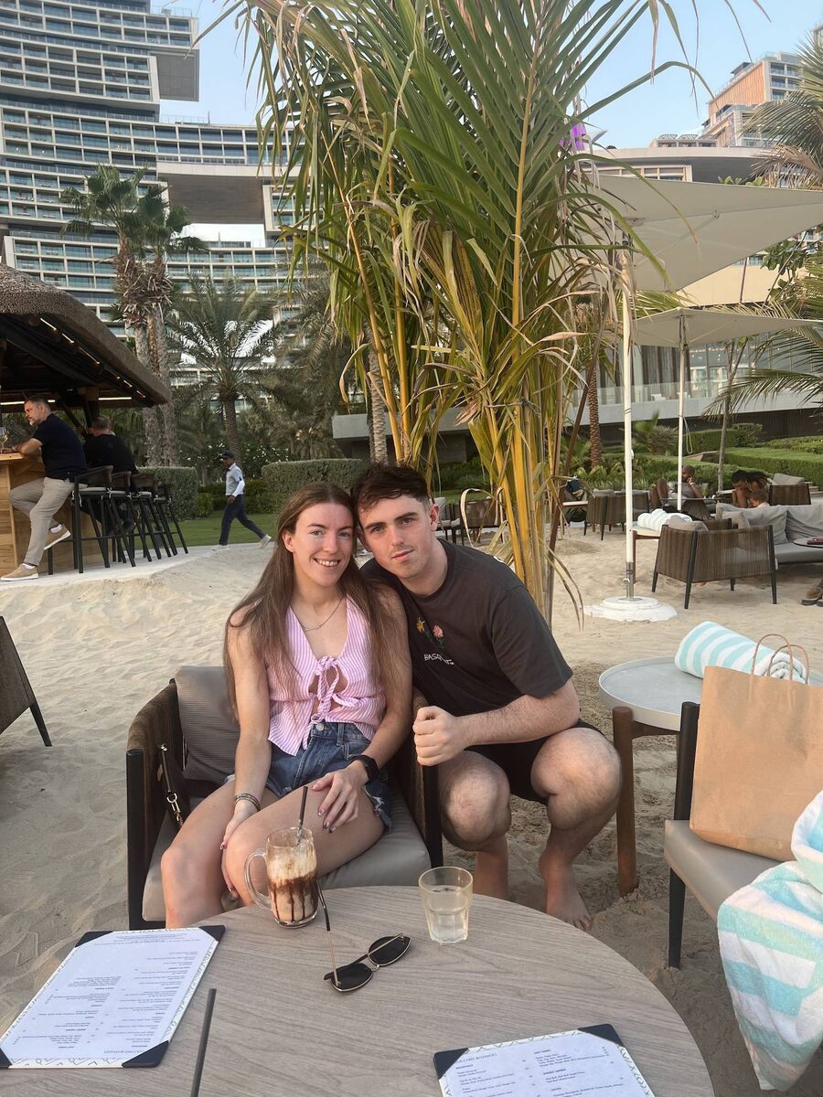 Shaunagh with her boyfriend David on a holiday to Dubai in November 2025.