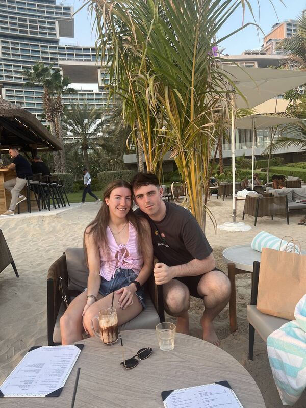 Shaunagh with her boyfriend David on a holiday to Dubai in November 2025. Shaunagh with her boyfriend David on a holiday to Dubai in November 2025.