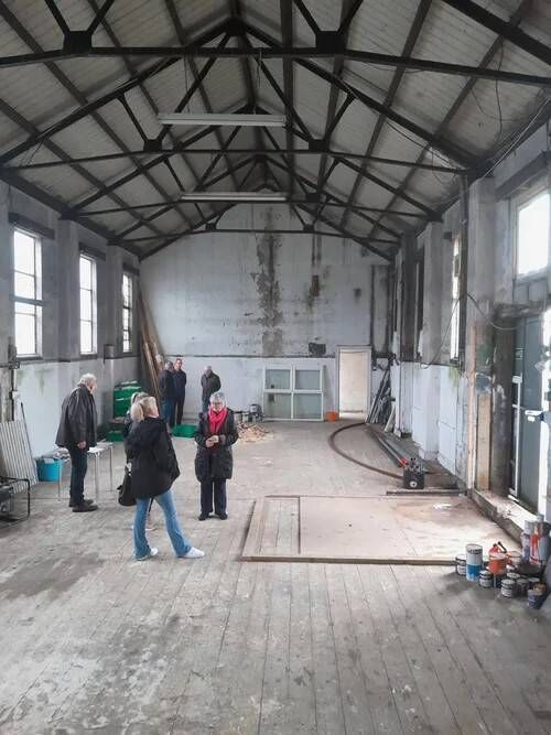 The interior of the Old Parochial Hall in Cobh.