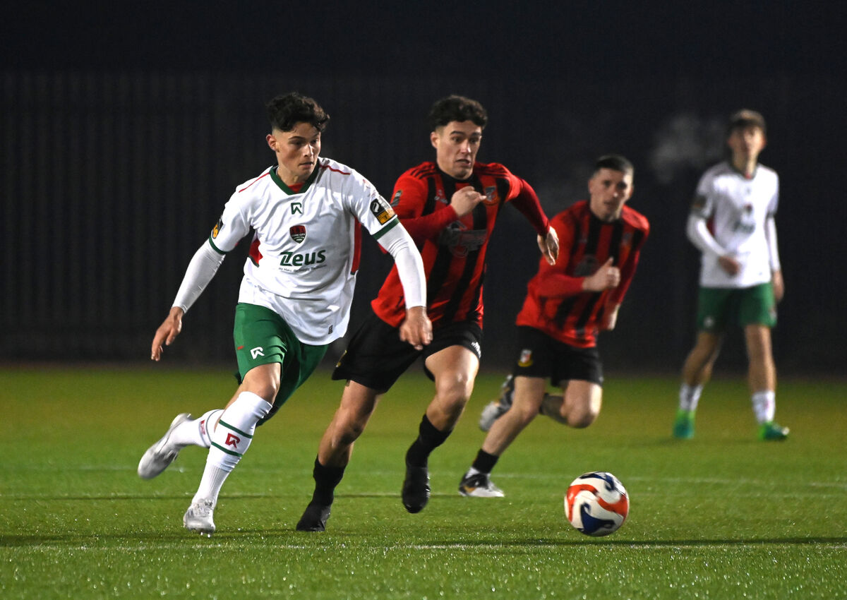 Matthew Murray in action for Cork City FC in the Grandon's Toyota Munster Senior Cup quarter final; Ringmahon Rangers vs Cork City FC at Mayfield,. Cork City progressed into the semi final after a 2-0 win with goals from Jayden O'Donovan and Denzell Ogbene. Picture: Larry Cummins Matthew Murray in action for Cork City FC in the Grandon's Toyota Munster Senior Cup quarter final; Ringmahon Rangers vs Cork City FC at Mayfield,. Cork City progressed into the semi final after a 2-0 win with goals from Jayden O'Donovan and Denzell Ogbene. Picture: Larry Cummins