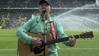 Cork singer performs in Celtic Park in memory of Liam