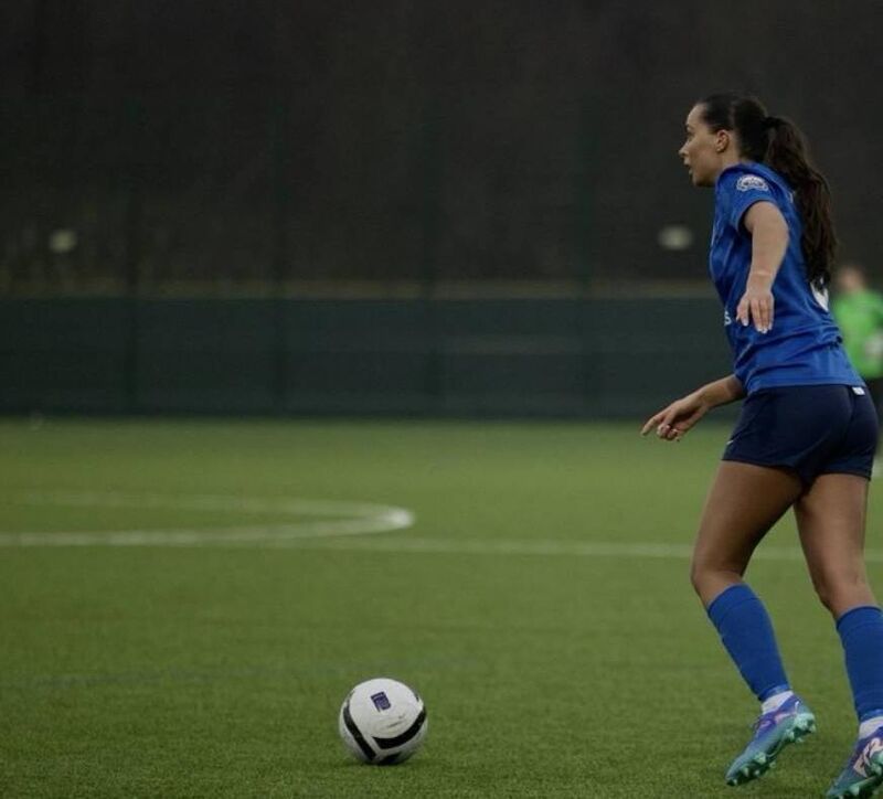 Cork professional soccer player Alix Mendez in action with Halifax Women’s team.