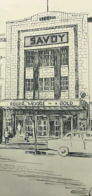 Cork artist Gladys Leach’s sketch of the Savoy cinema - she worked as an usherette there and became its head cashier. The venue is reopening next Saturday