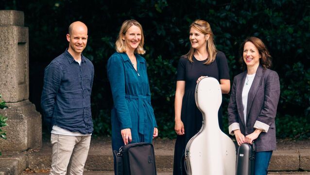 <p>Lumiere Quartet perform at Triskel Arts Centre on Saturday</p>