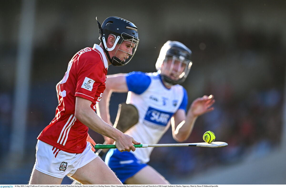 Craig O’Sullivan of Cork in action against Conor Lynch of Waterford last season. Picture: Piaras Ó Mídheach/Sportsfile
