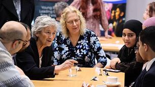 President meets young people on final day of NI visit President meets young people on final day of NI visit