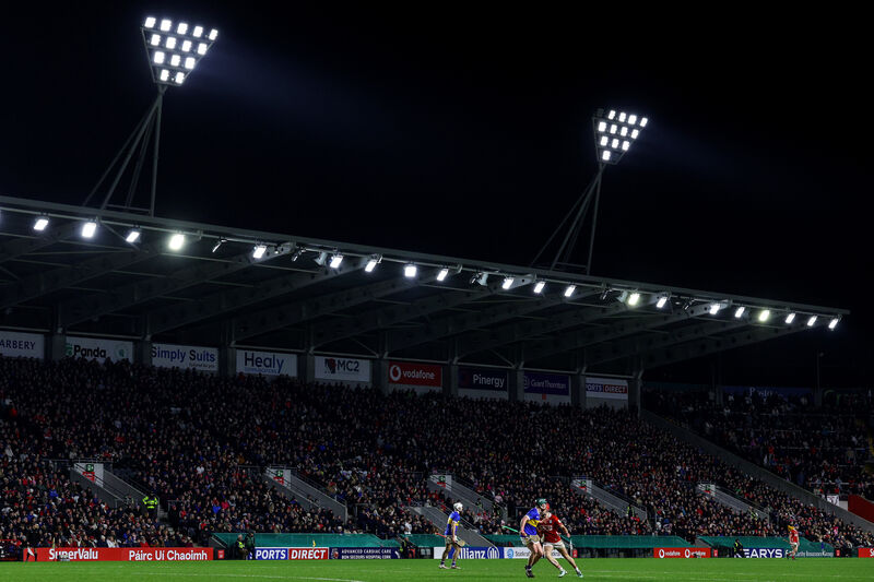 A view of the record-breaking attendance of 30,910. Picture: Inpho/Ben Brady