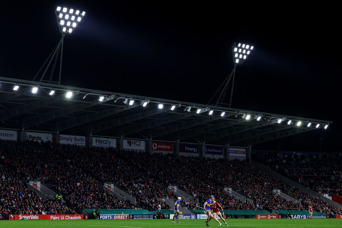 A view of the record-breaking attendance of 30,910. Picture: Inpho/Ben Brady A view of the record-breaking attendance of 30,910. Picture: Inpho/Ben Brady
