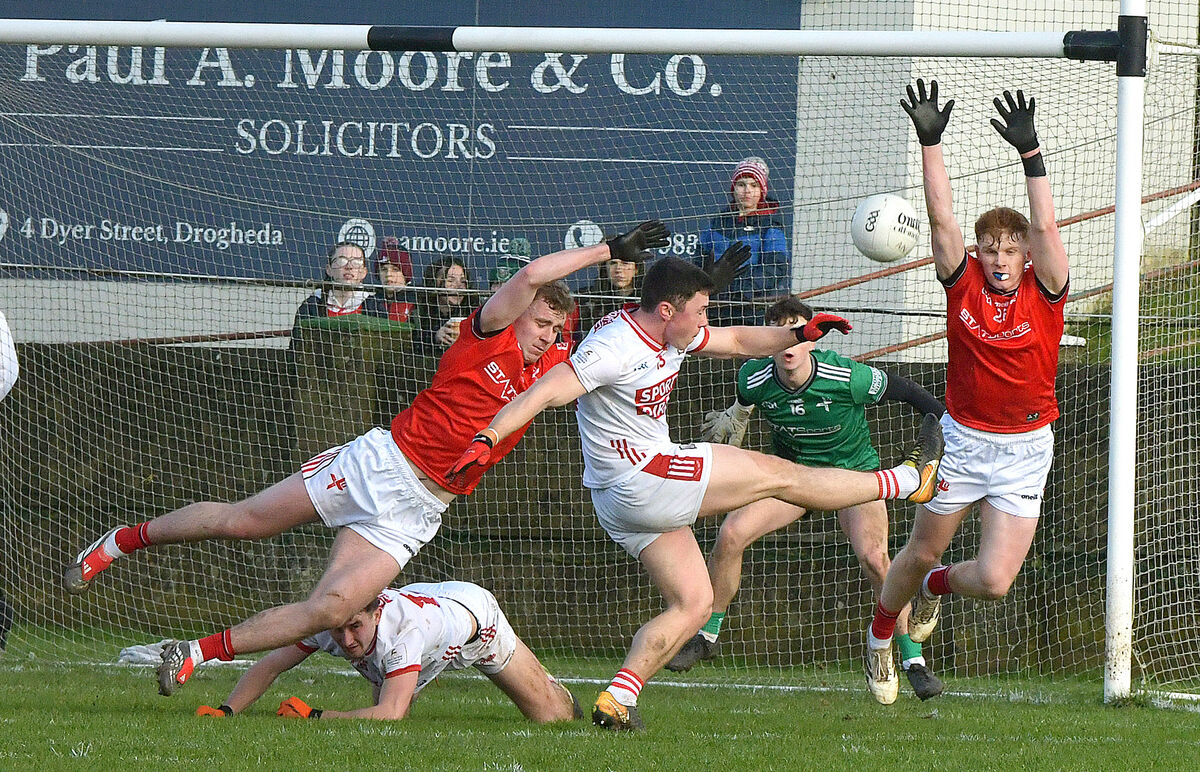  Cork's Mark Cronin shoots against Louth. Picture: Moya Nolan