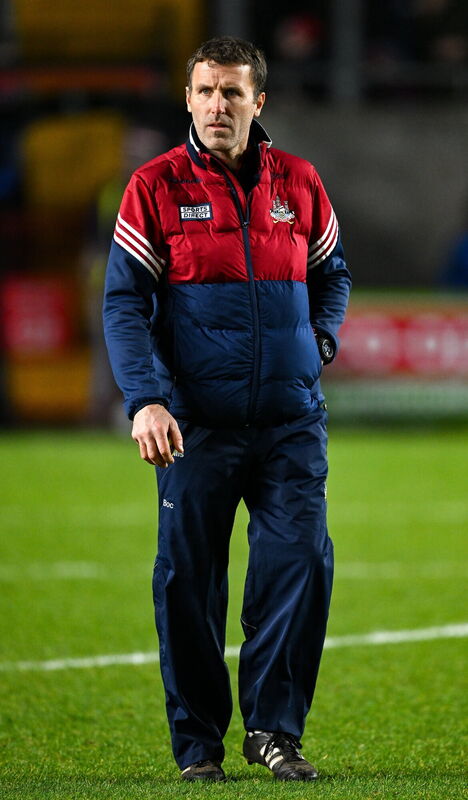 Cork manager Ben O'Connor before the Allianz Hurling League Division 1A match between Cork and Tipperary at SuperValu Páirc Ui Chaoimh in Cork. Picture: Ray McManus/Sportsfile