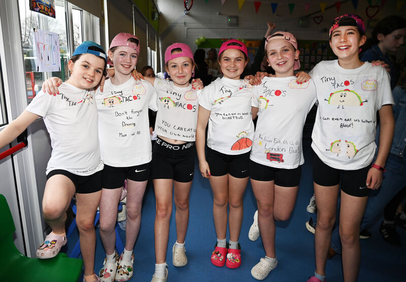 The Tiny Tacos, Rua Long, Keira Murphy, Isabella Lyons, Caoimhe Brennan, Dylan Barry and Aofe Walsh. Picture: Eddie O'Hare