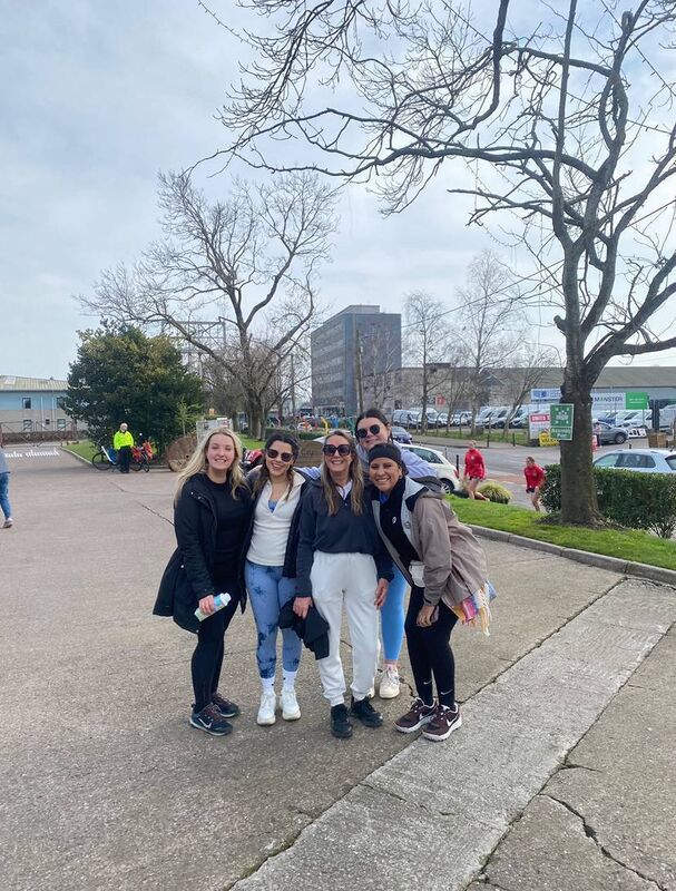 One of the earliest Bestie Walking Club Cork walks along the Marina.