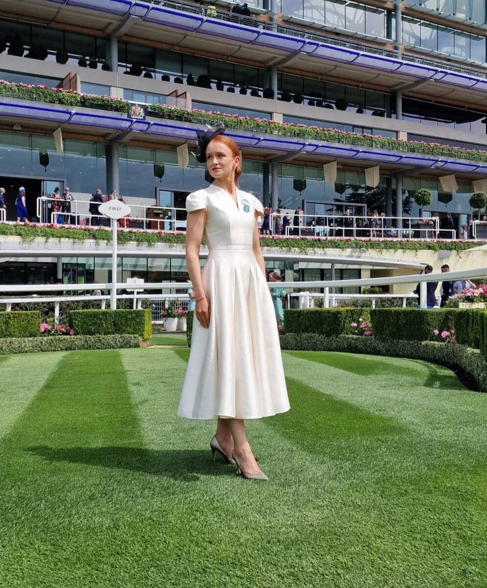 Jane Mangan at Royal Ascot last June. Picture with permission from Jane Mangan's Instagram. 