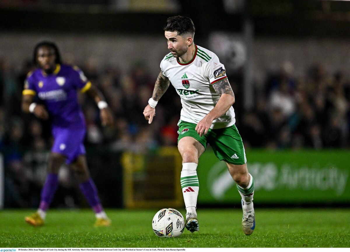 Seani Maguire of Cork City during the SSE Airtricity Men's First Division match between Cork City and Wexford at Turner's Cross in Cork. Photo by Sam Barnes/Sportsfile