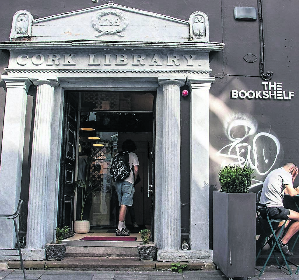 FULL CIRCLE: The Bookshelf Coffee House on the South Mall, on the site of the old Cork Subscription Library building, which dates back to 1792. 	Picture: Richard Gordon
                    