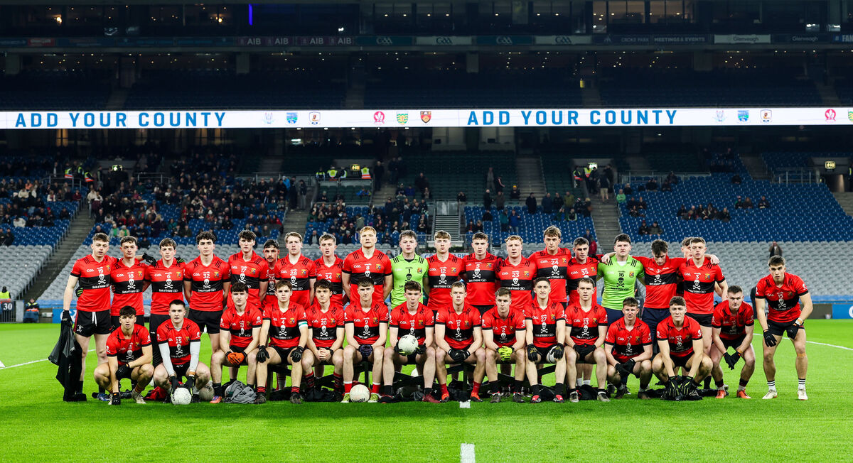 The UCC squad before the Sigerson Cup final. Picture: INPHO/Nick Elliott The UCC squad before the Sigerson Cup final. Picture: INPHO/Nick Elliott