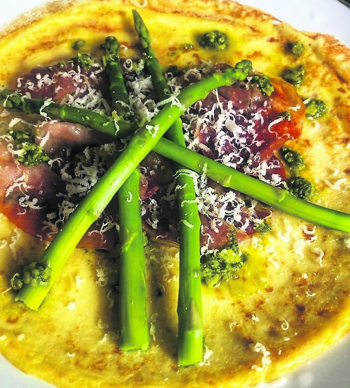 Parma Ham and Asparagus Pancakes - Di Curtin’s savoury option for Shrove Tuesday