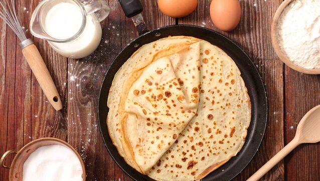 <p>Milk and eggs were put to good use before Lent by wily housewives to make pancakes, giving us the tradition we have today. </p>