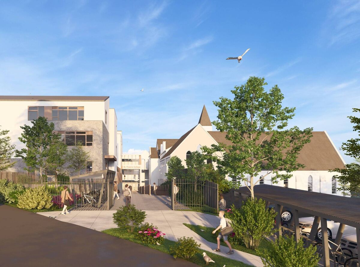 Computer generated image of the proposoed development at St Francis College. 