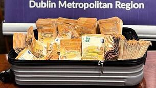Woman (30s) arrested after gardaí seize €275,000 in cash Woman (30s) arrested after gardaí seize €275,000 in cash