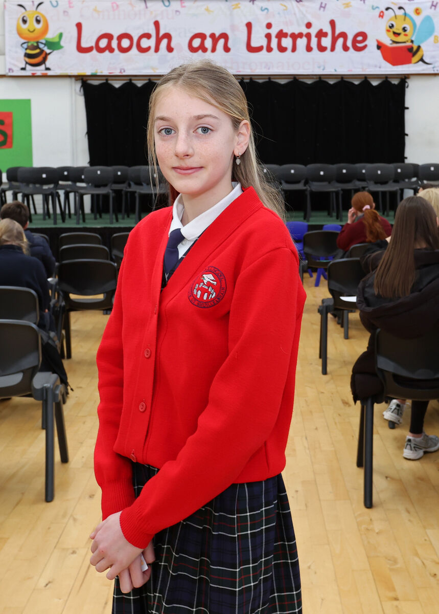  Sophia Lupton, competitor from Gaelscoil Dr. Uí Shúilleabháin, Skibbereen. Picture: Jim Coughlan.