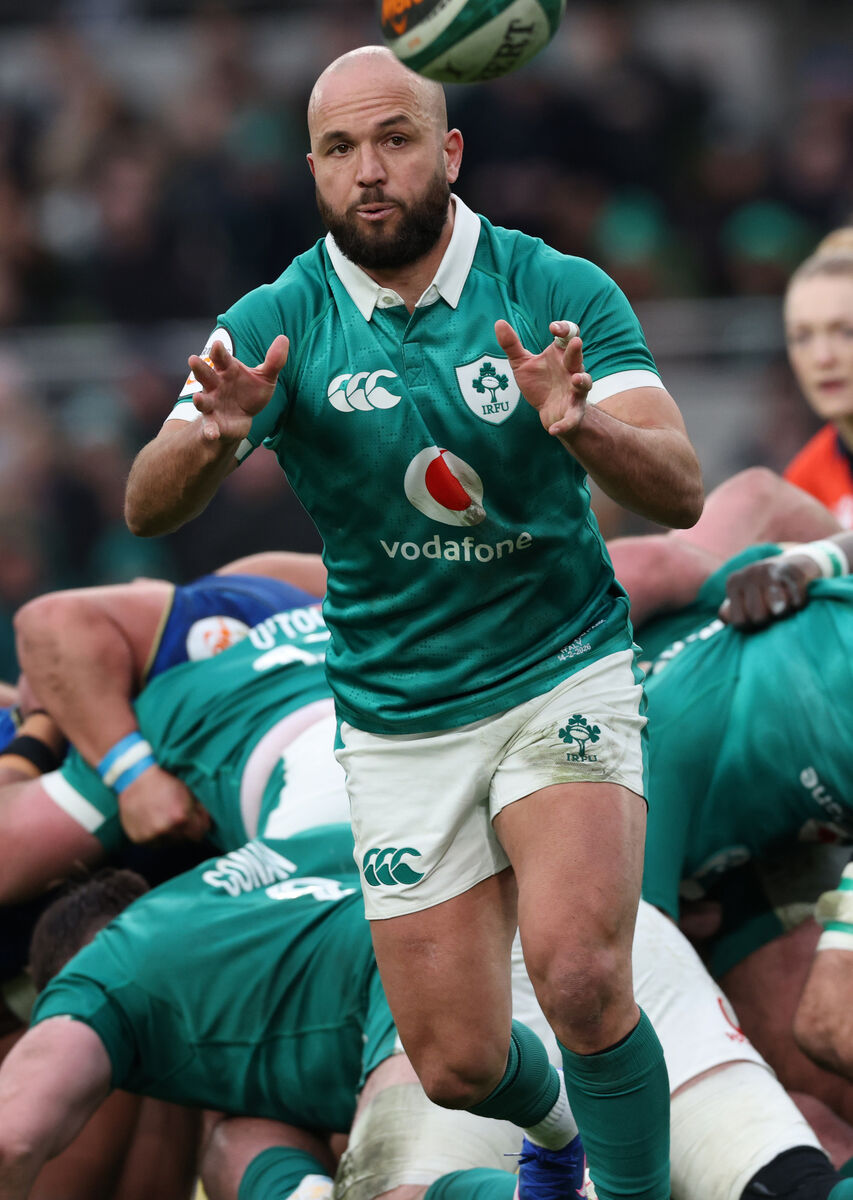 Ireland vs Italy: Ireland's Jamison Gibson-Park in action 