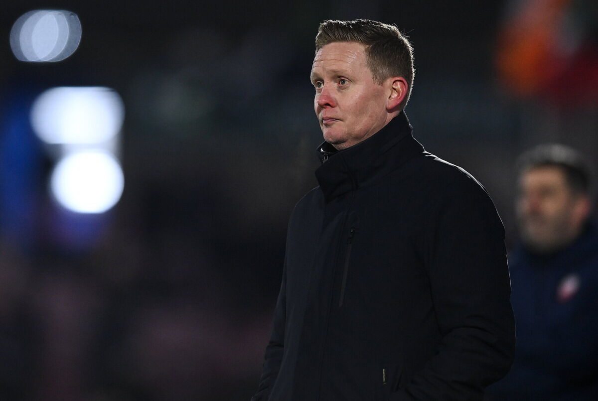 Barry Robson manager of Cork City during the SSE Airtricity Men's First Division match between Cork City and Treaty United at Turner's Cross in Cork. Picture: Matt Browne/Sportsfile